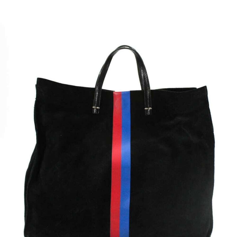 Clare V Suede Striped Satchel Shoulder